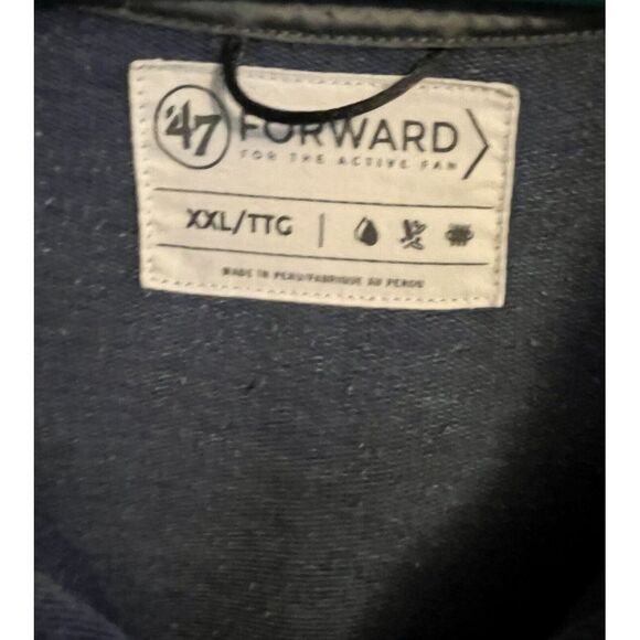 St. Louis Blues '47 Brand Forward Sweatshirt NHL Hockey Size 2XL Excellent - Picture 2 of 3